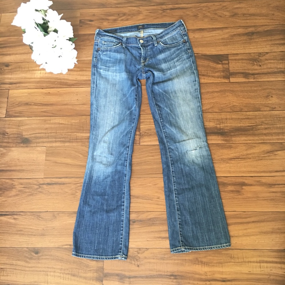 Citizens Of Humanity Petite Denim Bootcut Jeans.